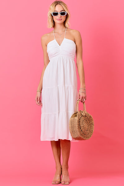 Ocean Drive Maxi Dress - White