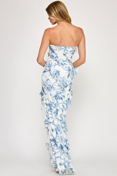 Porcelain Garden Maxi Dress
