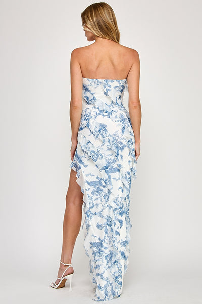 Porcelain Garden Maxi Dress