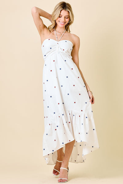 Red White & Cute Maxi Dress