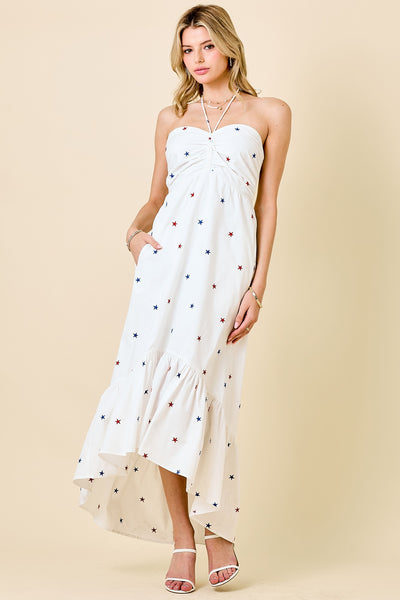 Red White & Cute Maxi Dress