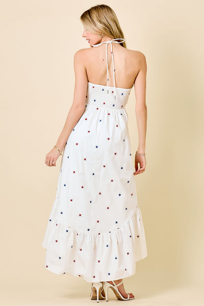 Red White & Cute Maxi Dress