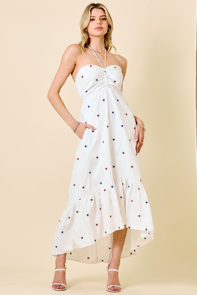 Red White & Cute Maxi Dress