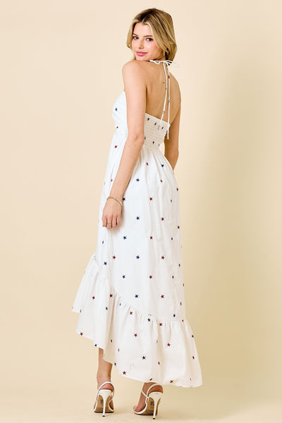 Red White & Cute Maxi Dress