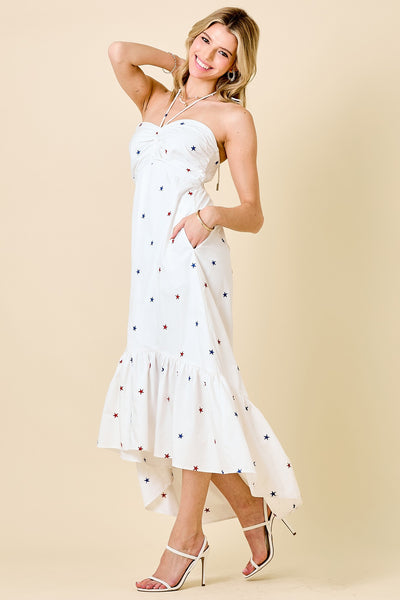 Red White & Cute Maxi Dress