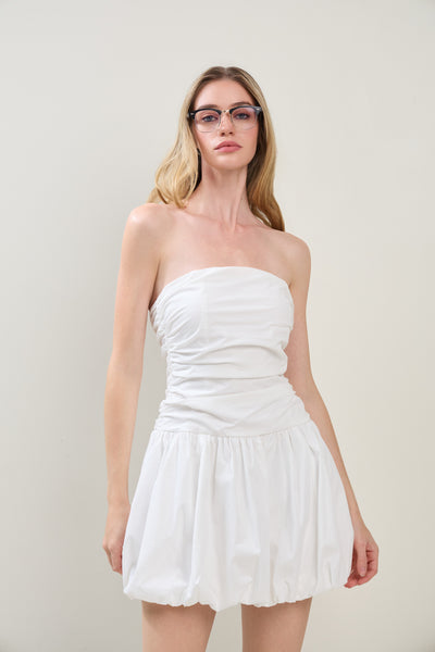 Puff & Pretty Dress - White