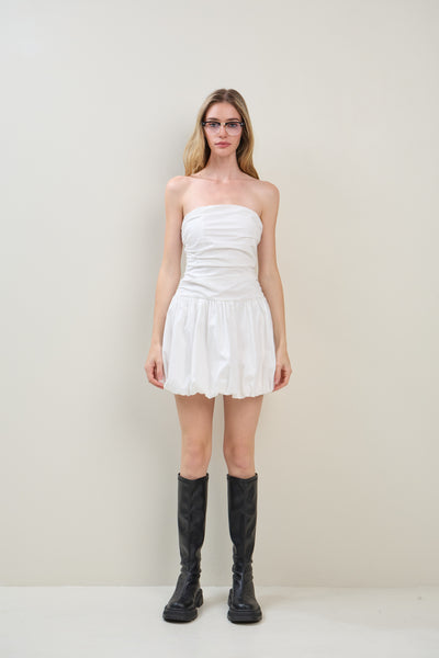 Puff & Pretty Dress - White