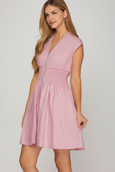 Monroe Dress - Pink Lilac