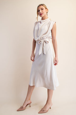 City Nights Maxi Dress - Cream