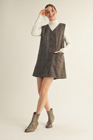 The Autumn Edit Dress - Brown