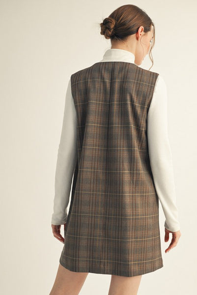 The Autumn Edit Dress - Brown