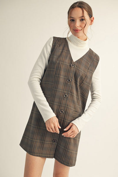 The Autumn Edit Dress - Brown