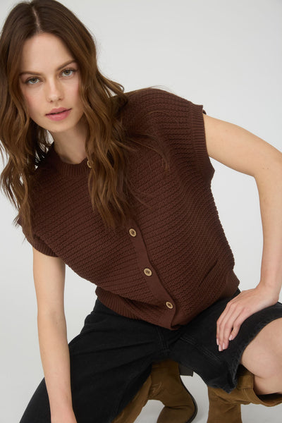 Madison Top - Chocolate