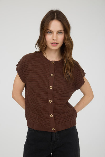 Madison Top - Chocolate