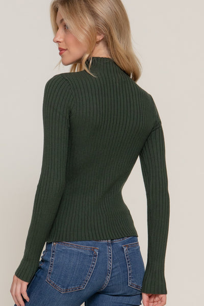 Autumn Embrace Sweater - Hunter Green
