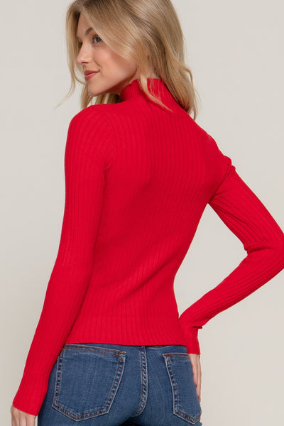 Autumn Embrace Sweater - Red