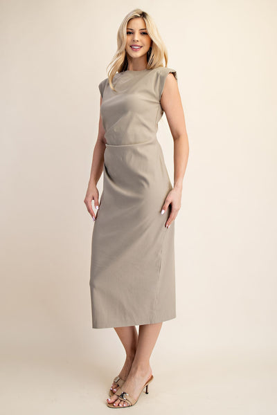 Afterglow Maxi Dress - Taupe