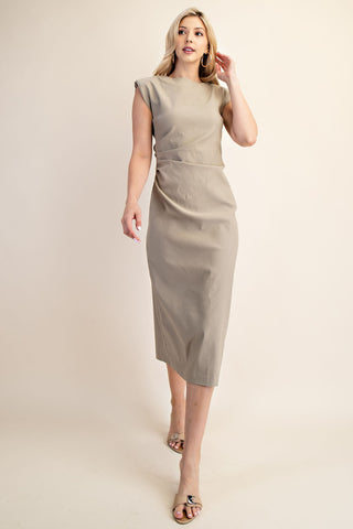 Afterglow Maxi Dress - Taupe