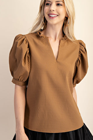 Rouge Top - Brown