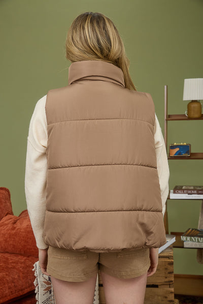 On The Go Vest - Cocoa