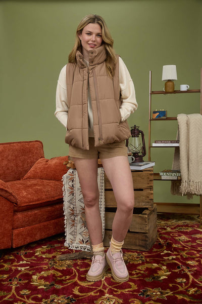 On The Go Vest - Cocoa
