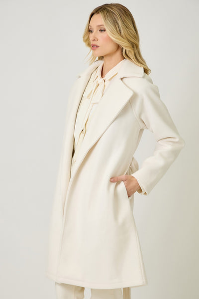 The Uptown Trench Jacket - Snow White