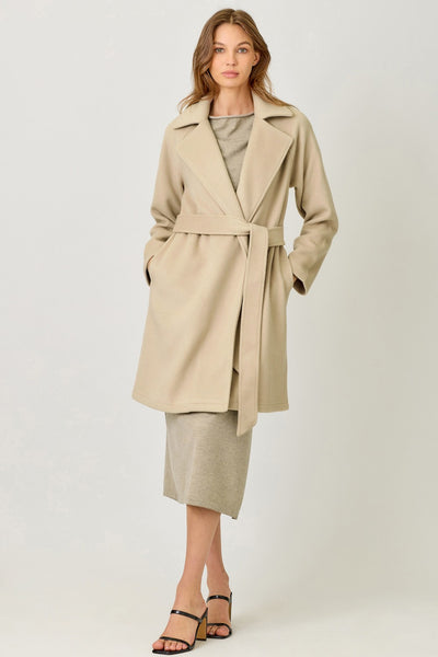 The Uptown Trench Jacket - Oatmeal