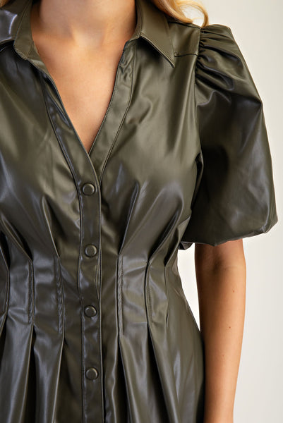 Edge Dress - Olive