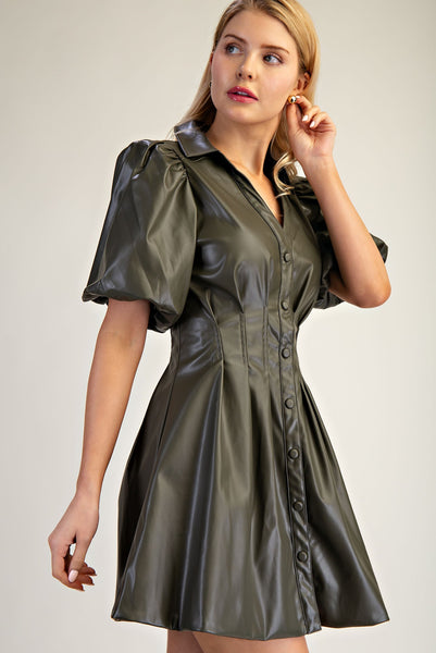 Edge Dress - Olive