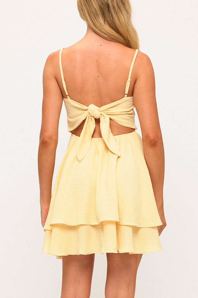 whisper layered mini dress Nocturne Whisper Layered Mini Dress