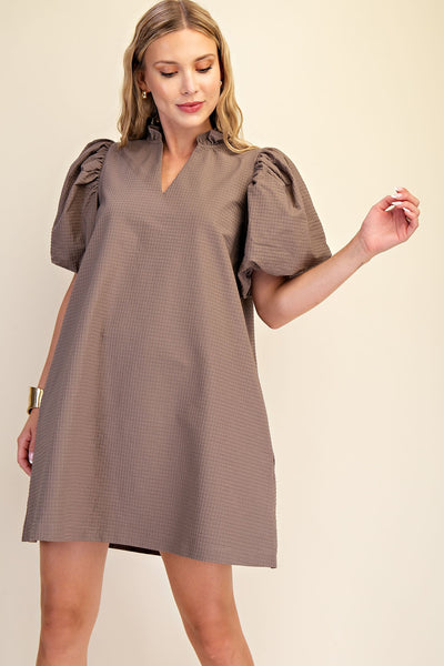 The Rouge Dress - Mocha