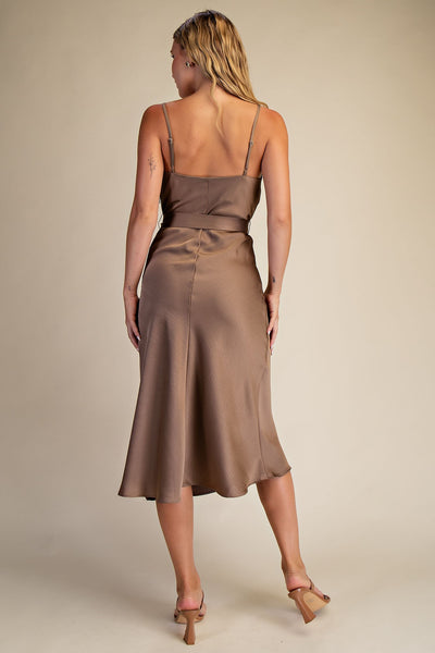 Zoe Midi Dress - Mocha