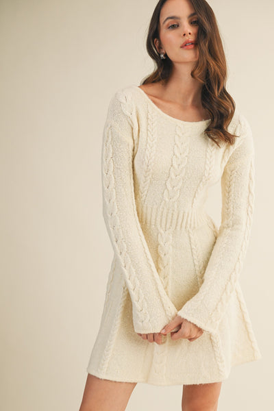 Alpine Glow Dress - Ivory