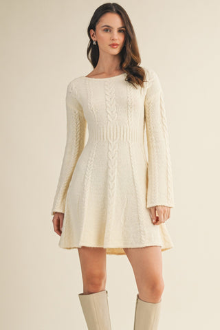 Alpine Glow Dress - Ivory