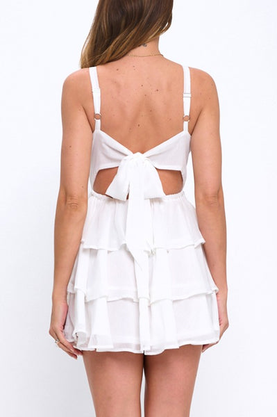 Fresh Start Dress-White