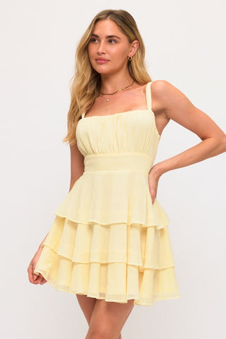 Fresh Start Dress - Yellow
