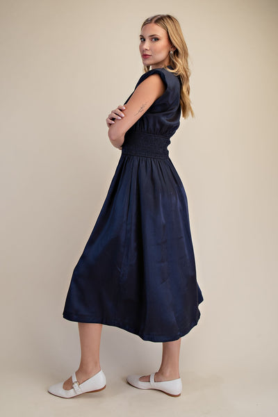 Belle Maxi Dress - Iridescent Navy - 3 Sisters