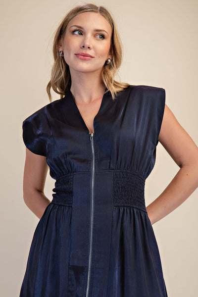 Belle Maxi Dress - Iridescent Navy - 3 Sisters