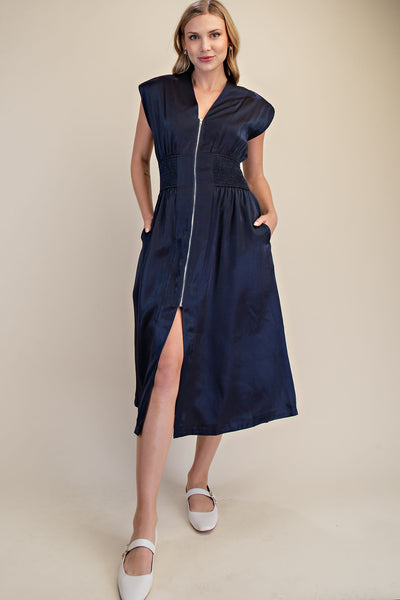 Belle Maxi Dress - Iridescent Navy - 3 Sisters
