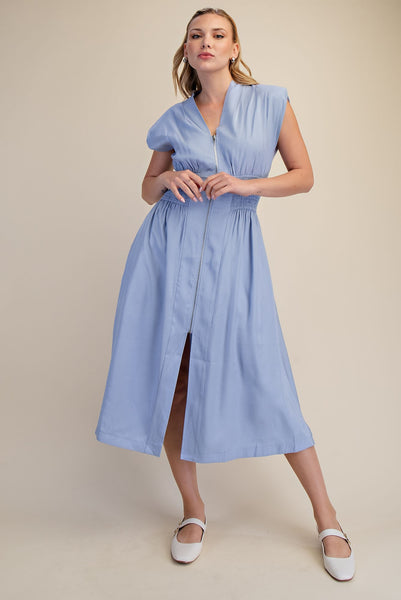 Belle Maxi Dress - Iridescent Blue - 3 Sisters