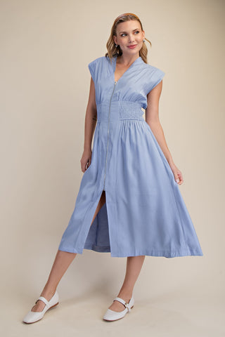 Belle Maxi Dress - Iridescent Blue - 3 Sisters