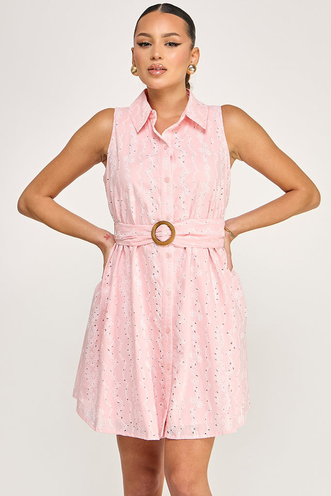 Sunday Brunch Dress Pink