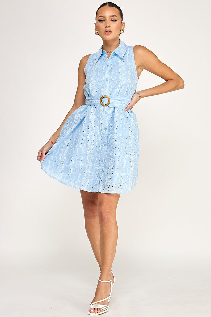 Sunday Brunch Dress - Lt.Blue 3 Sisters Sunday Brunch Dress - Lt.Blue 3 Sisters