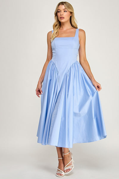 Cherished Maxi Dress-Blue