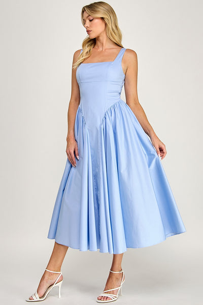 Cherished Maxi Dress-Blue