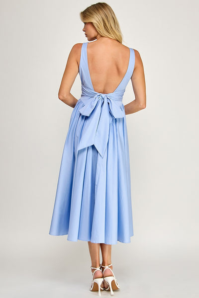 Cherished Maxi Dress-Blue