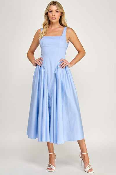 Cherished Maxi Dress-Blue
