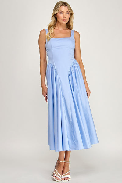 Cherished Maxi Dress-Blue