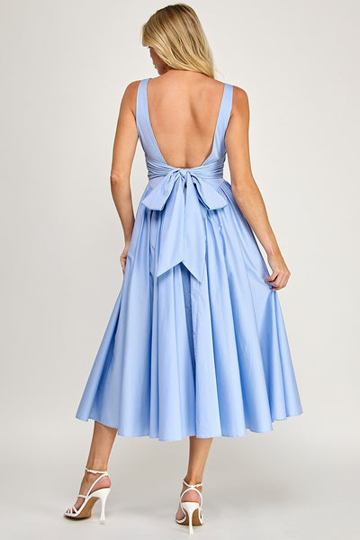 Cherished Maxi Dress-Blue