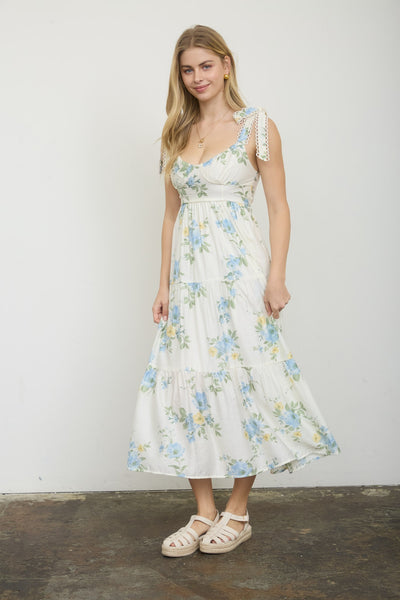 Harper Floral Midi Dress - 3 Sisters